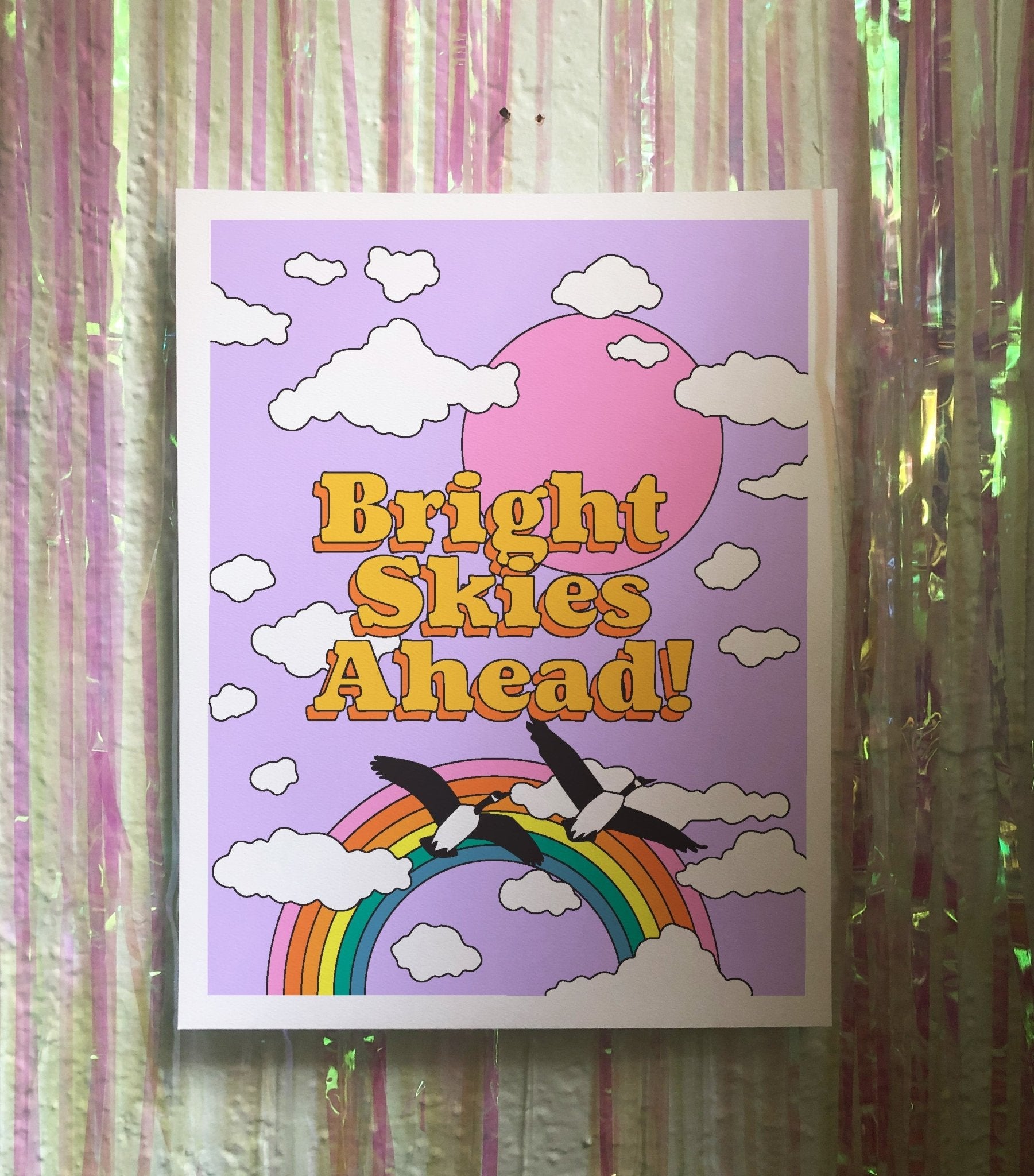 11x14 Bright Skies Ahead Art Print Art Prints La Vie Bien 11x14 Bright Skies Ahead Art Print