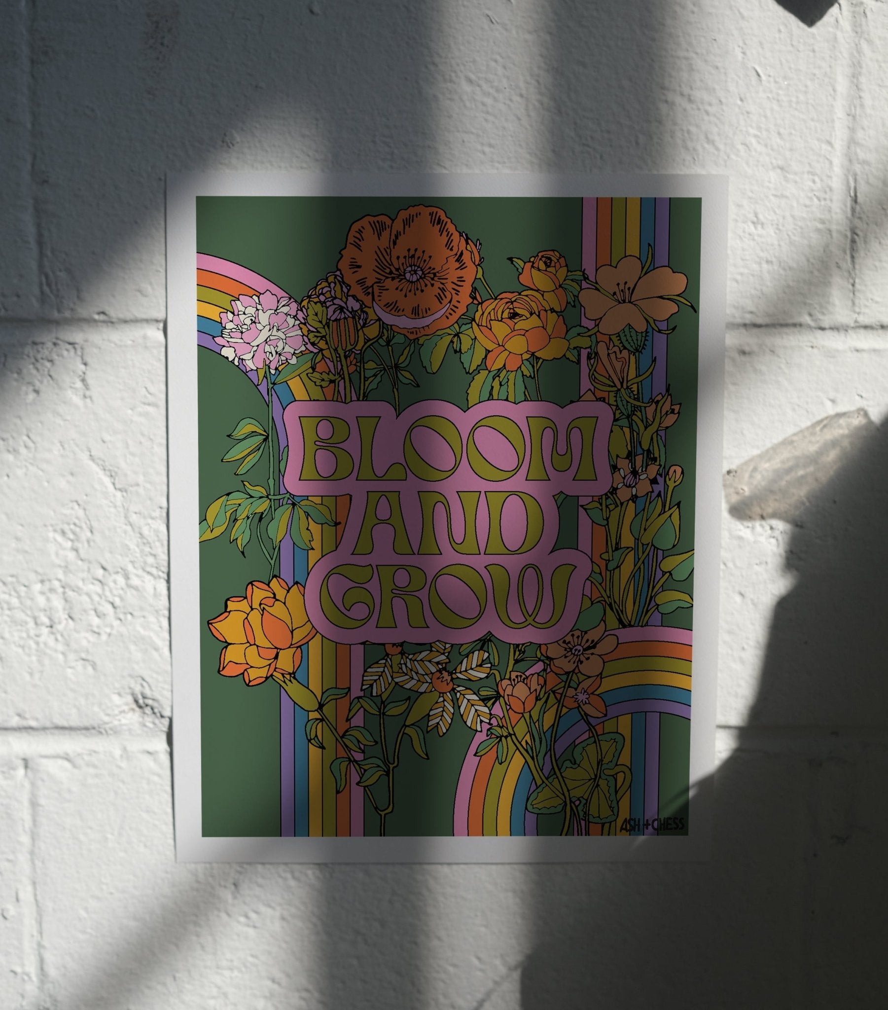 11x14Bloom And Grow Art Print Art Prints La Vie Bien 11x14Bloom And Grow Art Print