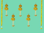 12" Long Lotus Hanging, Set of 5 Festive Decor La Vie Bien 12" Long Lotus Hanging, Set of 5