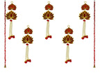 12" Long Lotus Hanging, Set of 5 Festive Decor La Vie Bien 12" Long Lotus Hanging, Set of 5