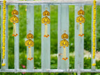 12" Long Lotus Hanging, Set of 5 Festive Decor La Vie Bien 12" Long Lotus Hanging, Set of 5