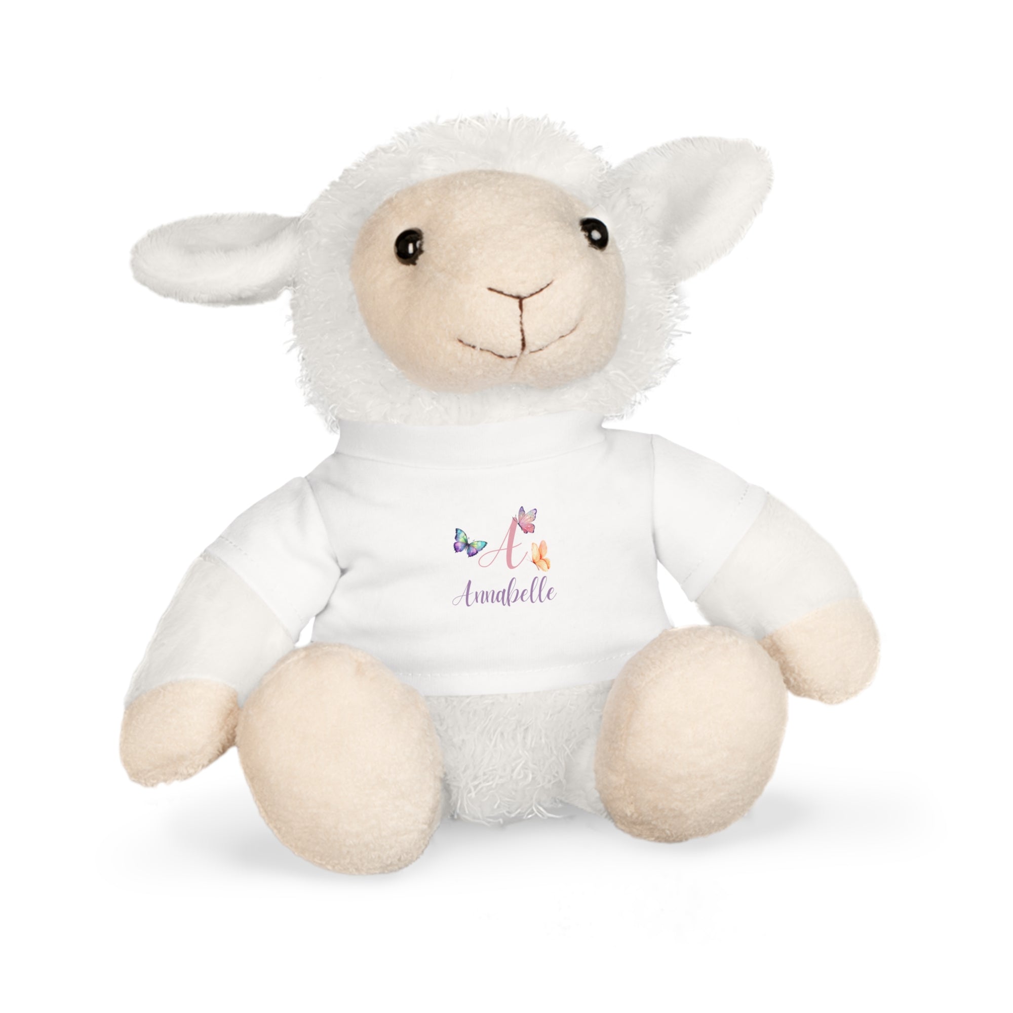 Personalized stuffed animal- Butterfly with initial