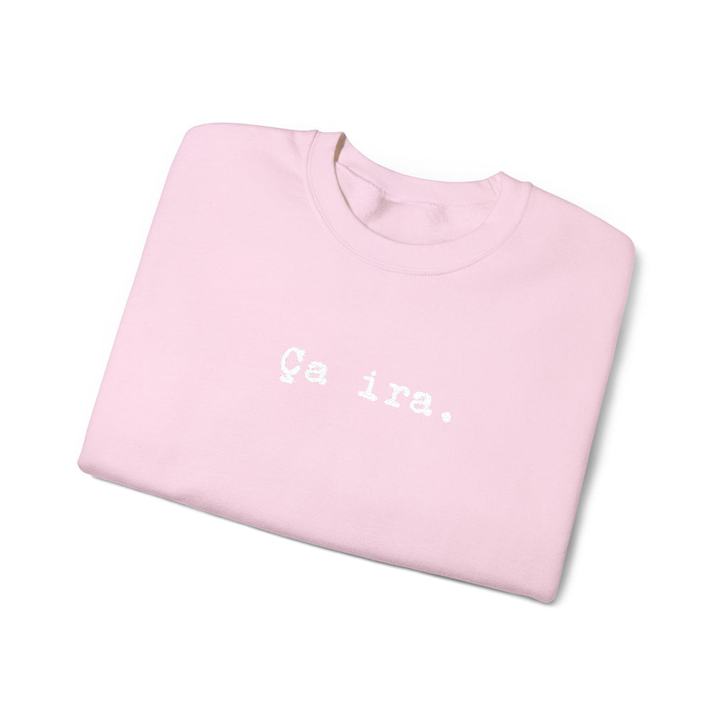 Ça ira  embroidered French sweatshirt - Minimalist French Comfort Pullover