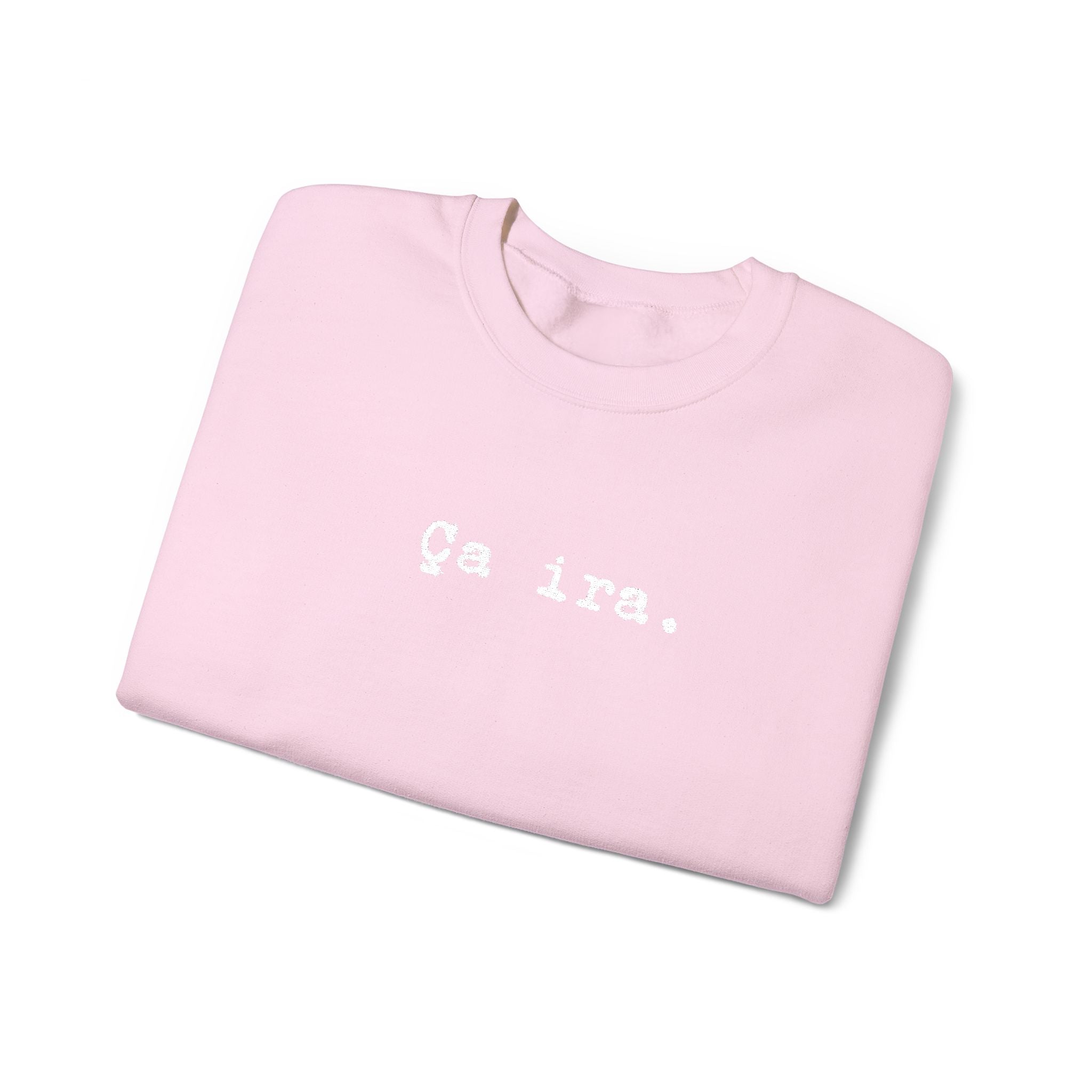 Ça ira  embroidered French sweatshirt - Minimalist French Comfort Pullover