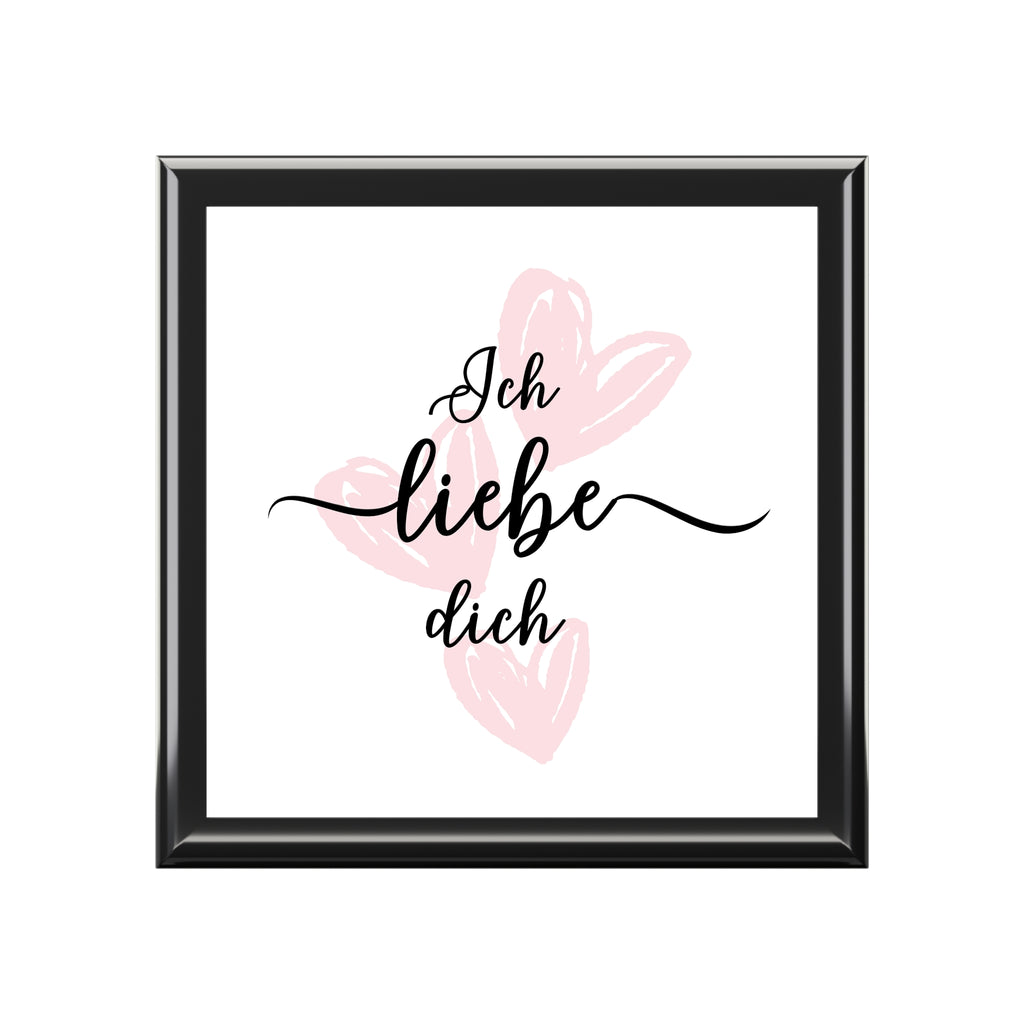 Ich liebe dich German gift Jewelry Box