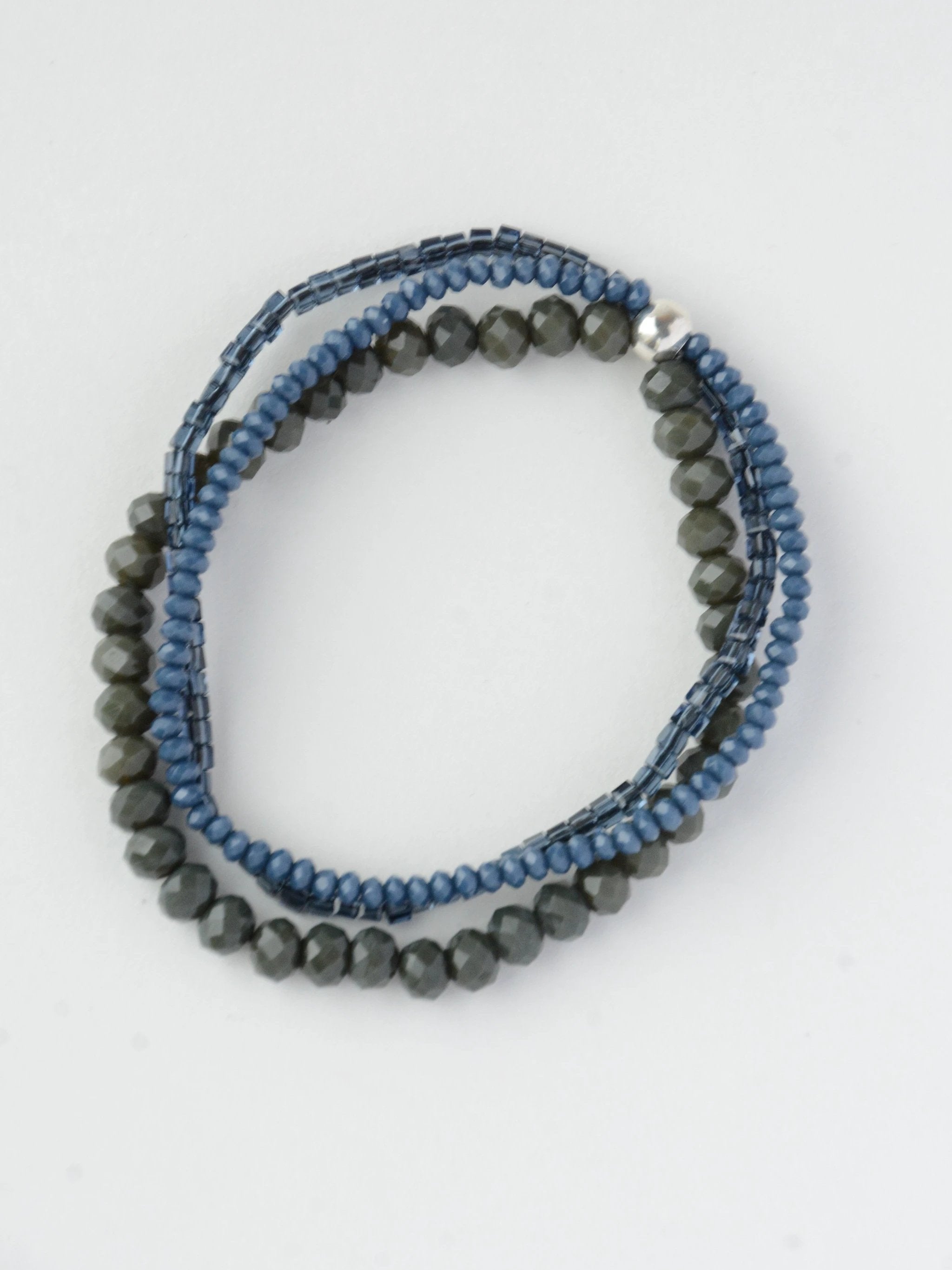 Sparkle Glass Elastic Bracelet by Fair Anita