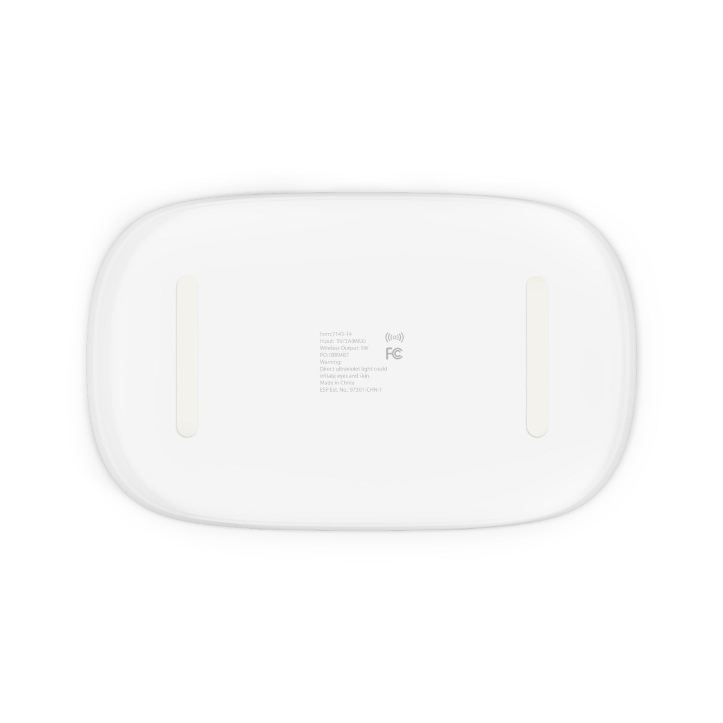 Personalized UV Phone Sanitizer and Wireless Charging Pad