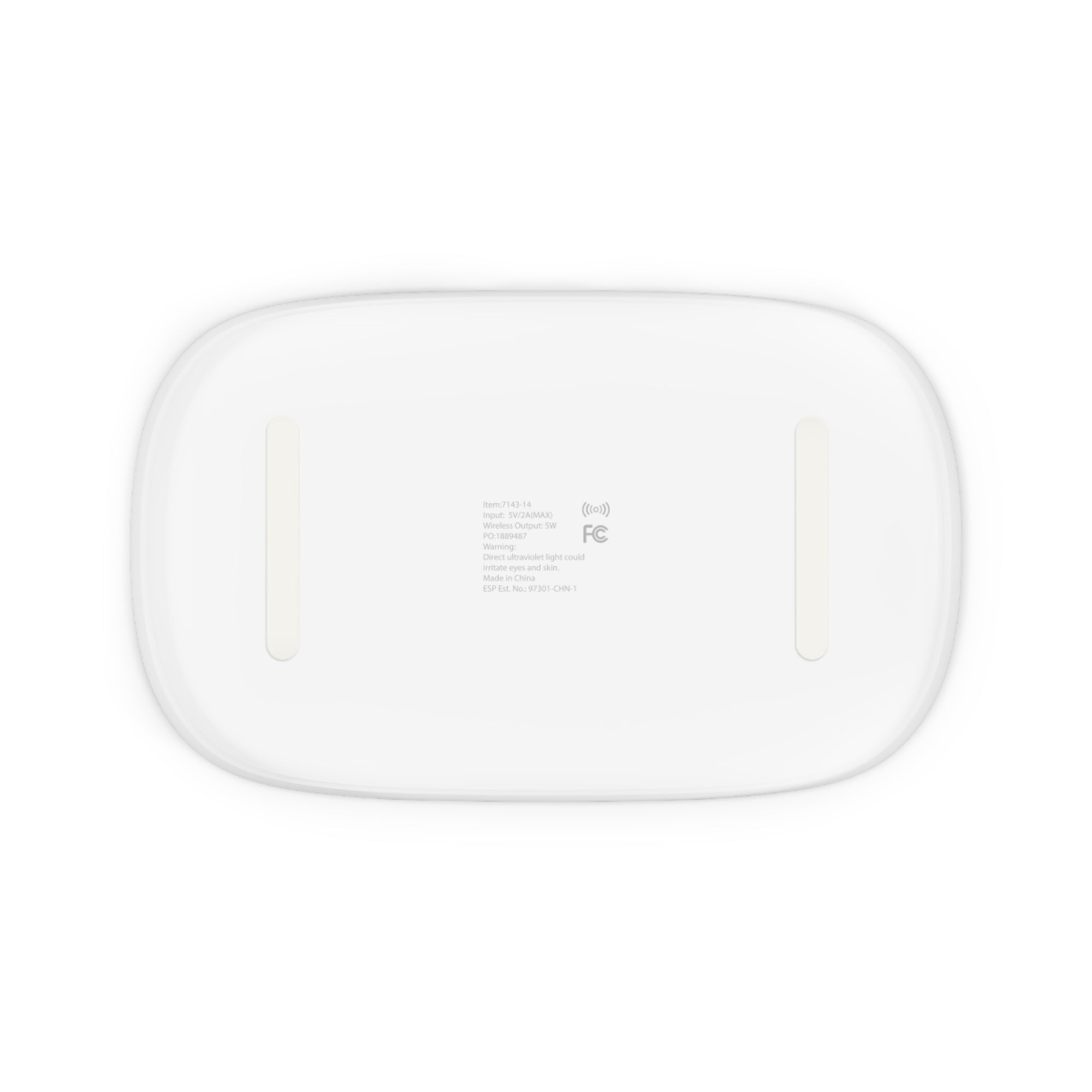 Personalized UV Phone Sanitizer and Wireless Charging Pad