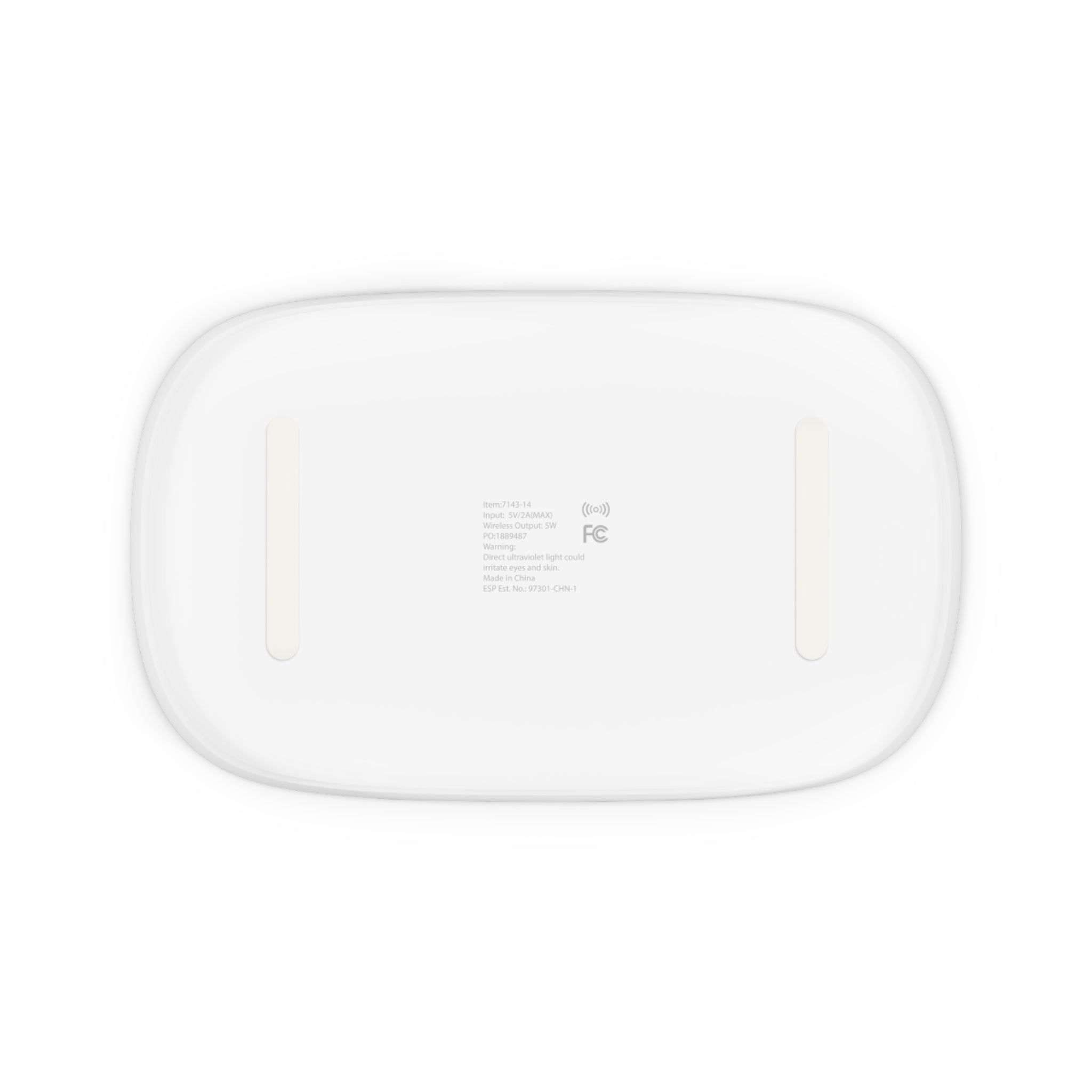 Personalized UV Phone Sanitizer and Wireless Charging Pad