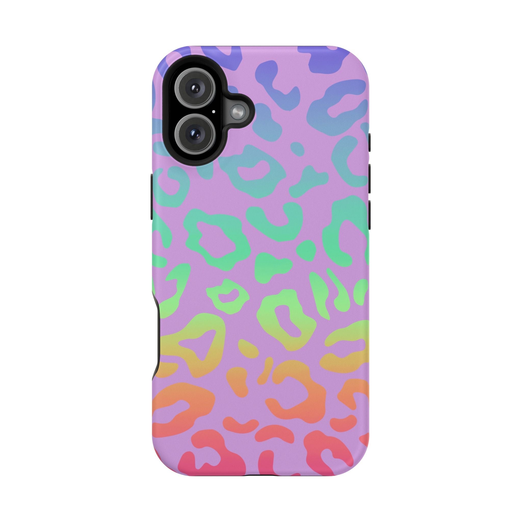Bespattered Facade Rainbow Leopard MagSafe Tough Case