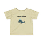 Little whale petite baleine Infant toddler Tee by Printify