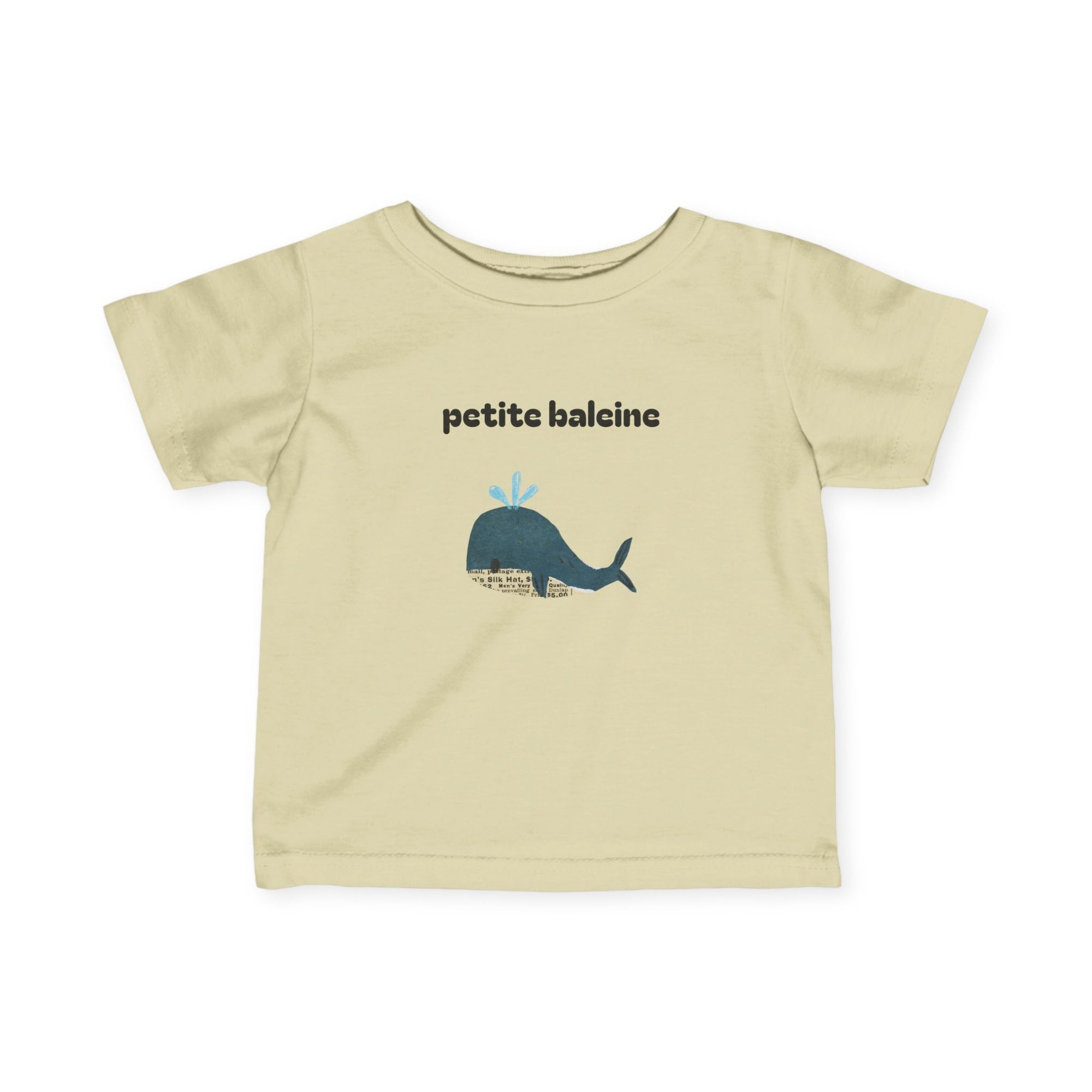 Little whale petite baleine Infant toddler Tee