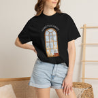 “Gemütlichkeit” Gothic Arch Window cozy German T-Shirt