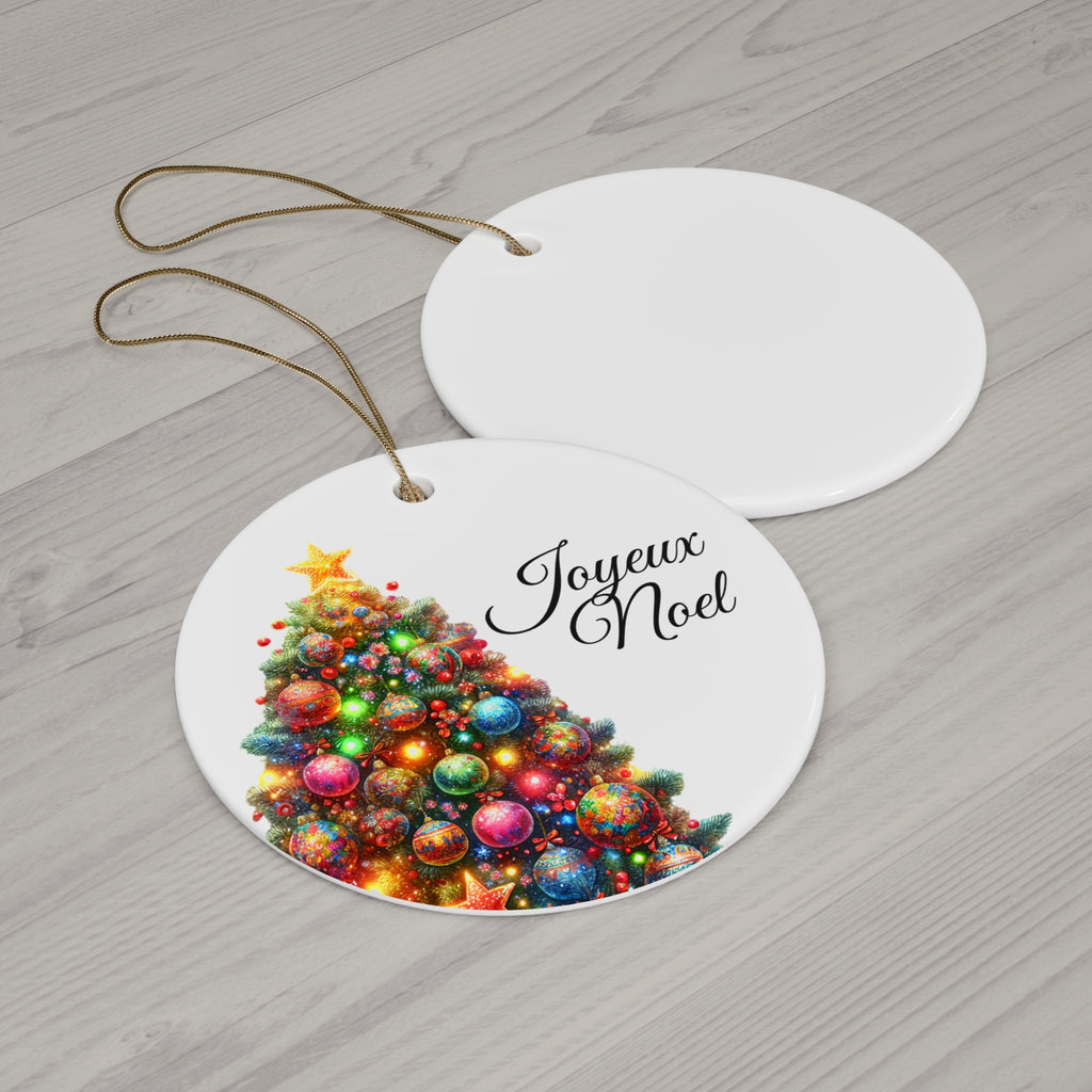 Joyeux Noel Ceramic Ornament
