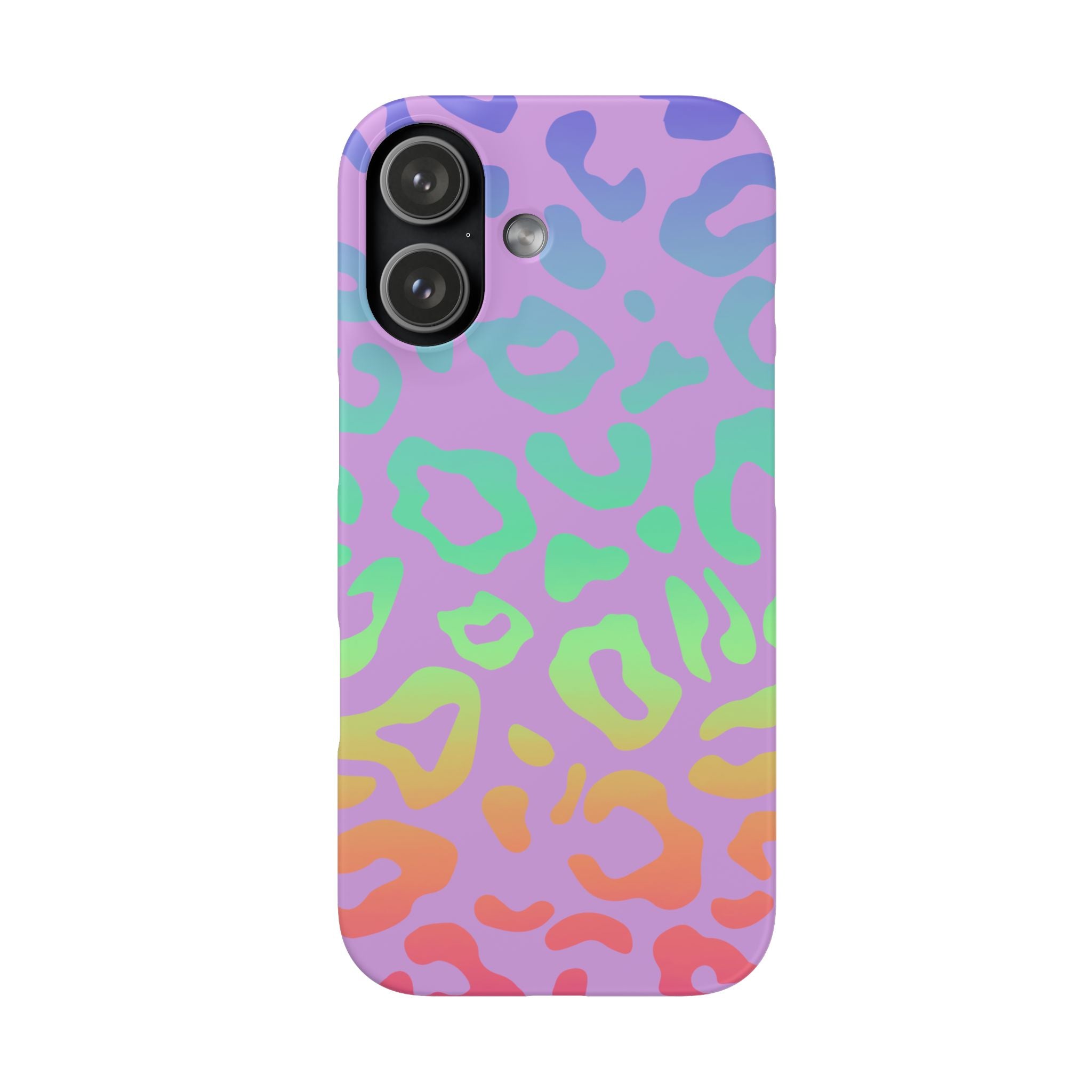 Bespattered Facade Rainbow Leopard Snap Case