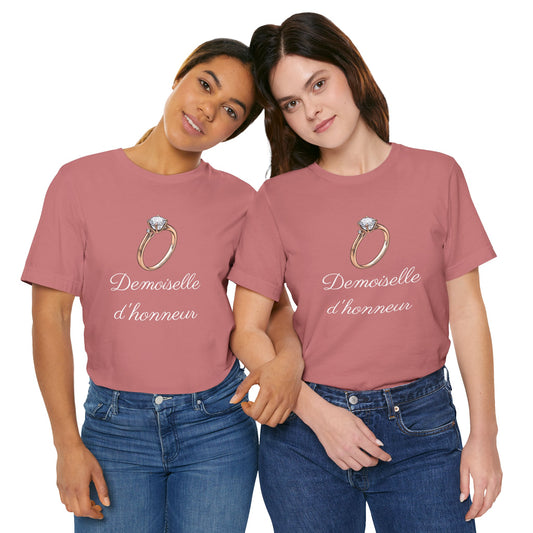 Demoiselle d'honneur Maid of Honor Tee