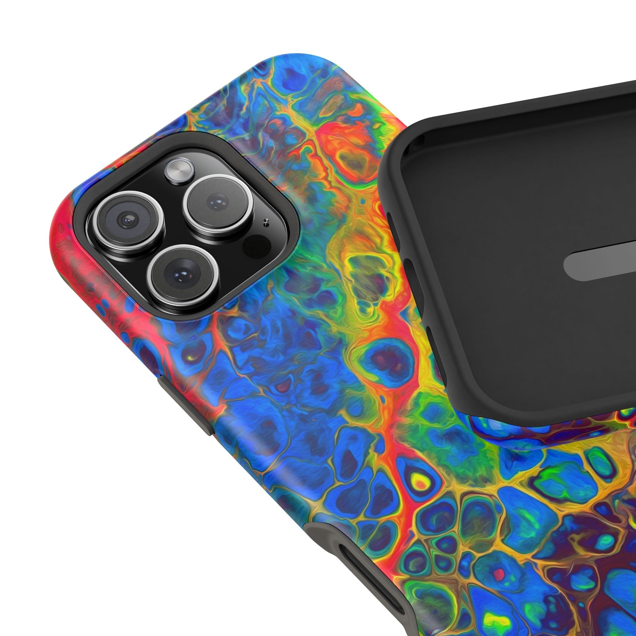 Bespattered Facade Rainbow Impact-Resistant Case