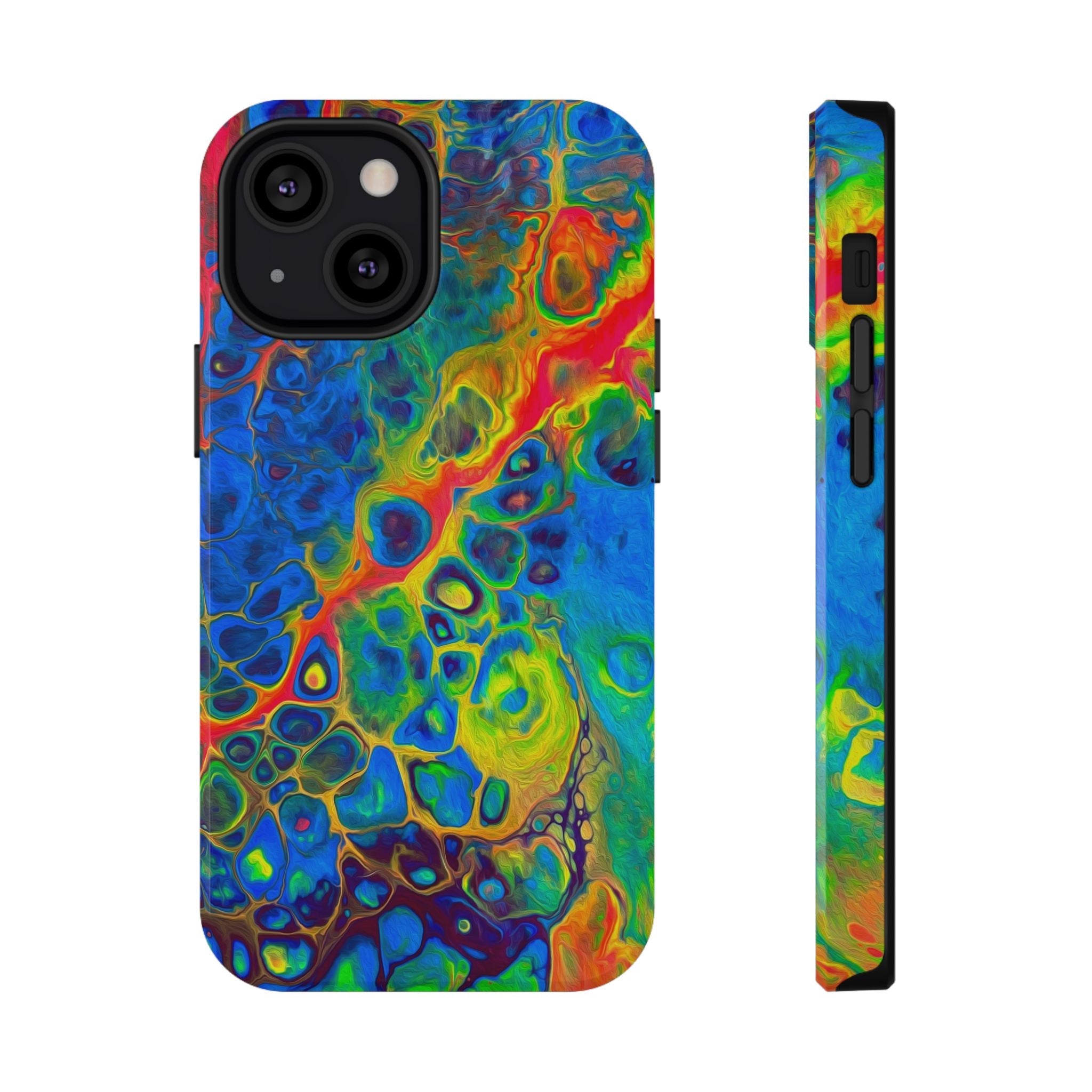 Bespattered Facade Rainbow Impact-Resistant Case