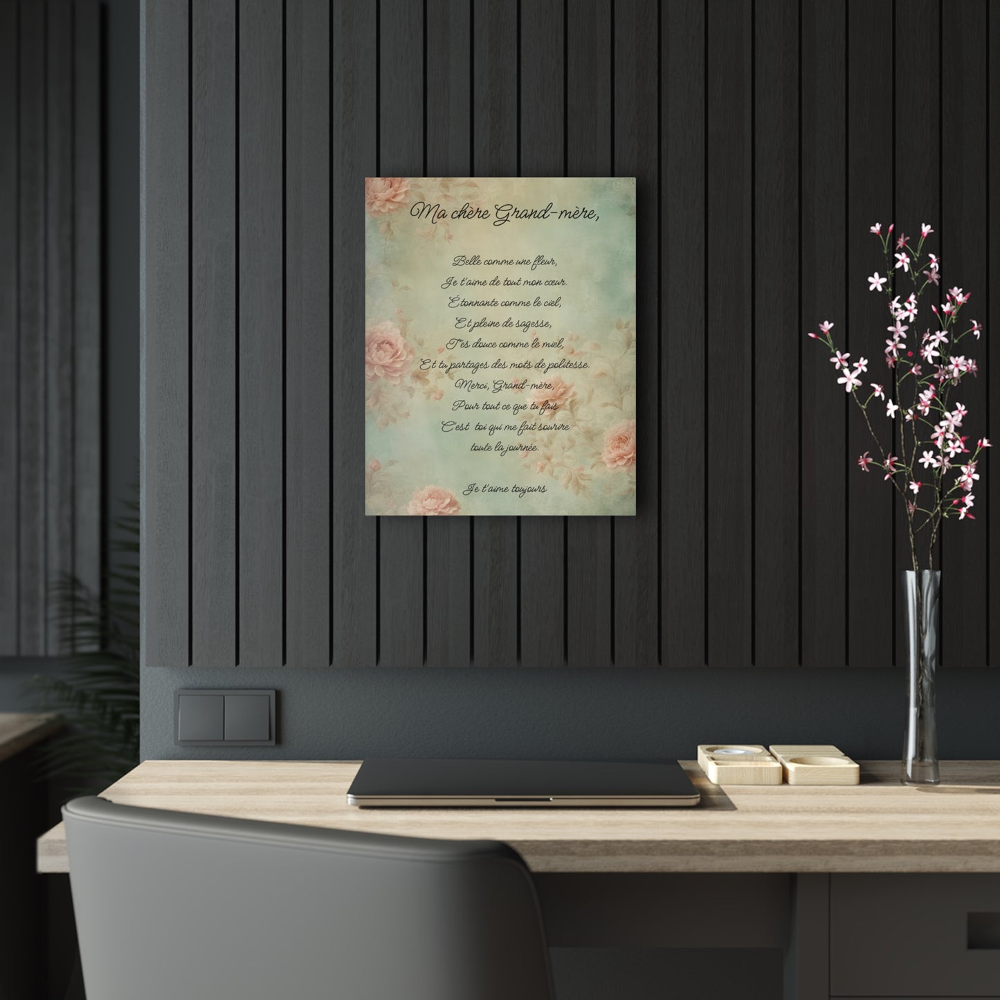 My dear grandmother (Ma Chere Grand-Mere) French Acrylic Print