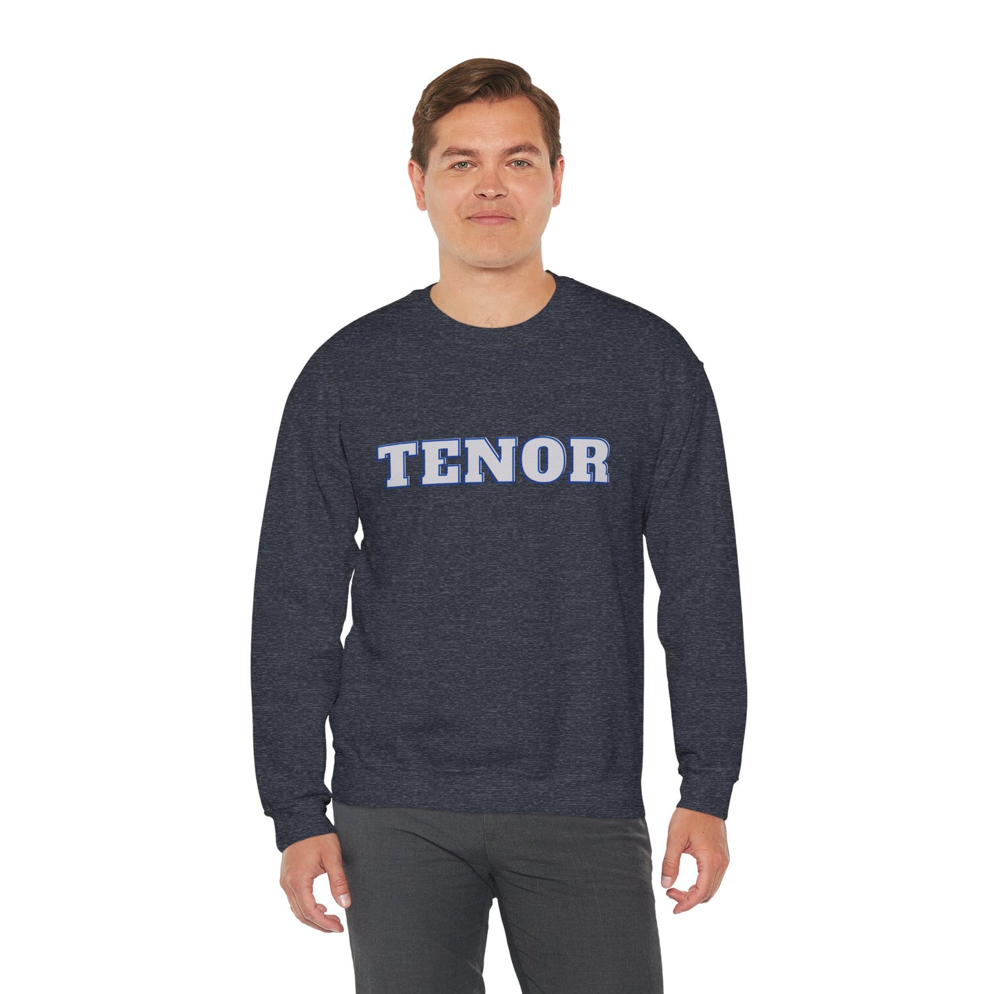 Sweat-shirt ras du cou avec chanteur ténor