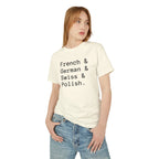 Customizable Genealogy Unisex T-Shirt by Printify