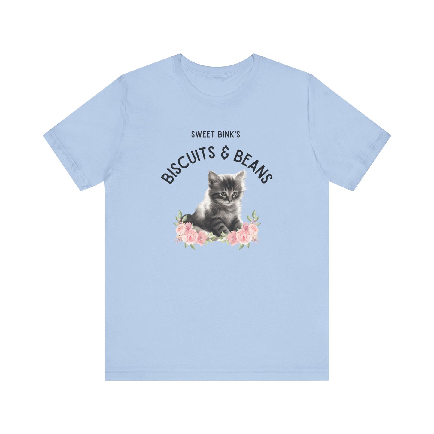 Sweet Bink's Biscuits and Beans cat tee