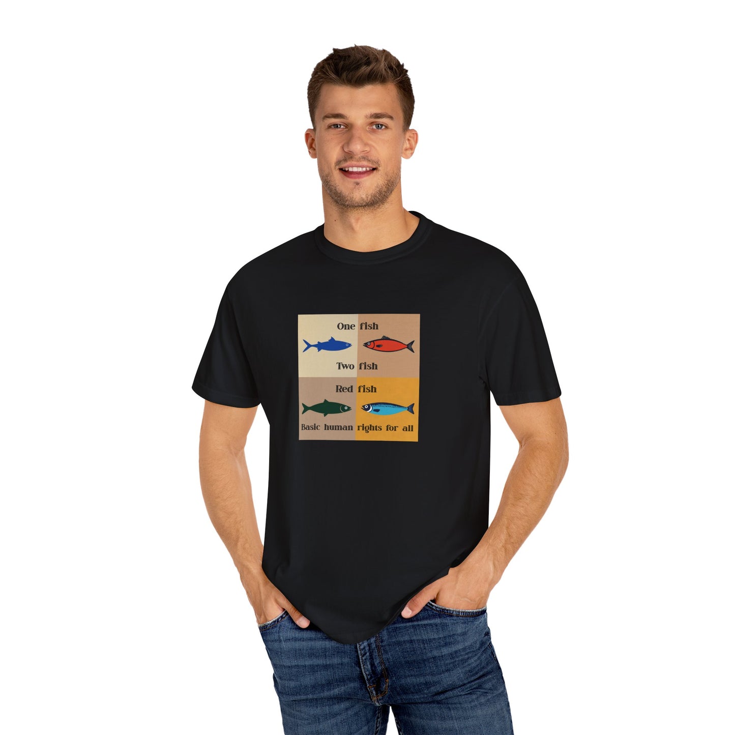 One Fish two fish human rights for all T-shirt