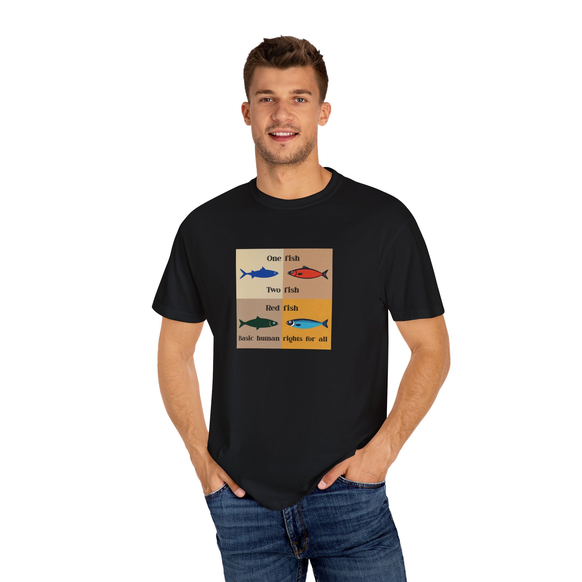 One Fish two fish human rights for all T-shirt
