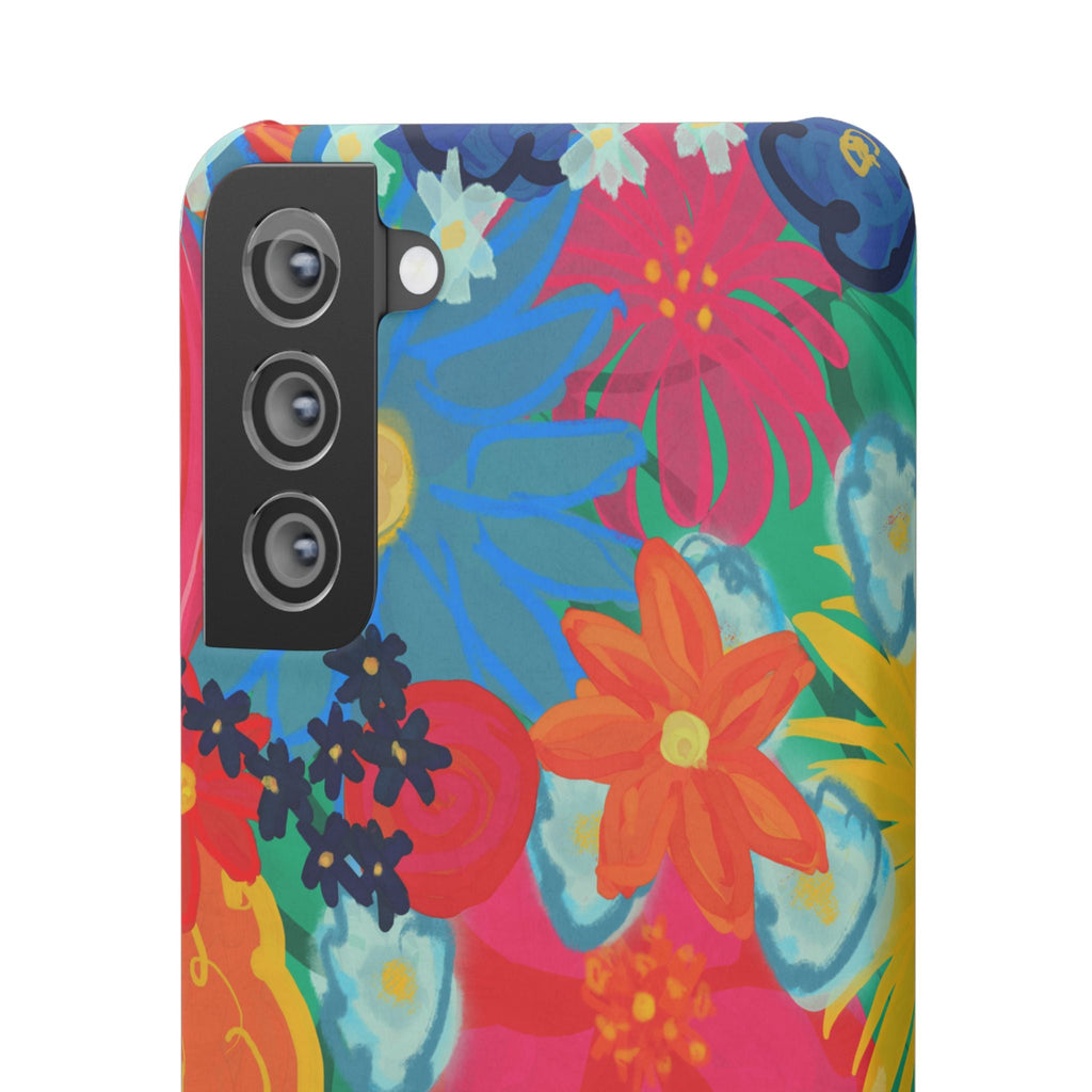 Bespattered Facade Bold Florals Snap Case