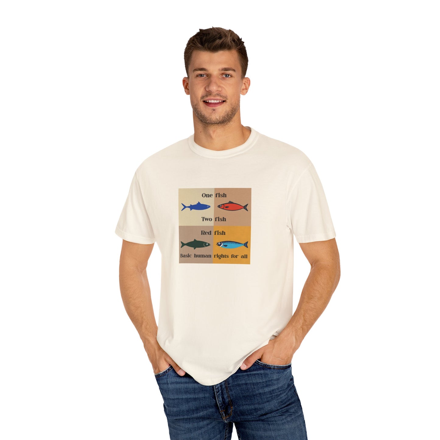 One Fish two fish human rights for all T-shirt