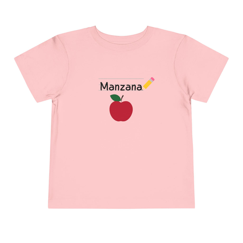 Manzana Apple and Pencil Toddler Tee Shirt