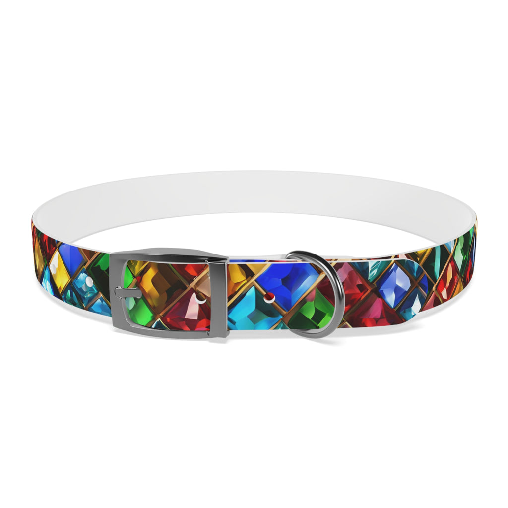 Jewel print Dog Collar