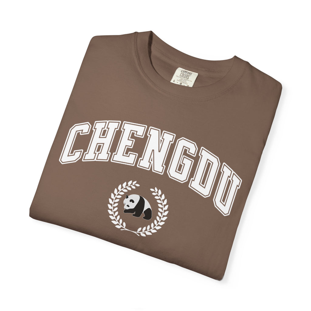 Chengdu Panda College-Style T-Shirt, Comfort Colors tee