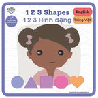 123 Shapes - 1 2 3 Hình dang: Bilingual Book Vietnamese - Paperback Books La Vie Bien 123 Shapes - 1 2 3 Hình dang: Bilingual Book Vietnamese - Paperback