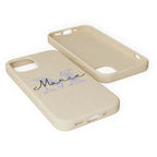 Eco-friendly monogrammed Phone case by Printify