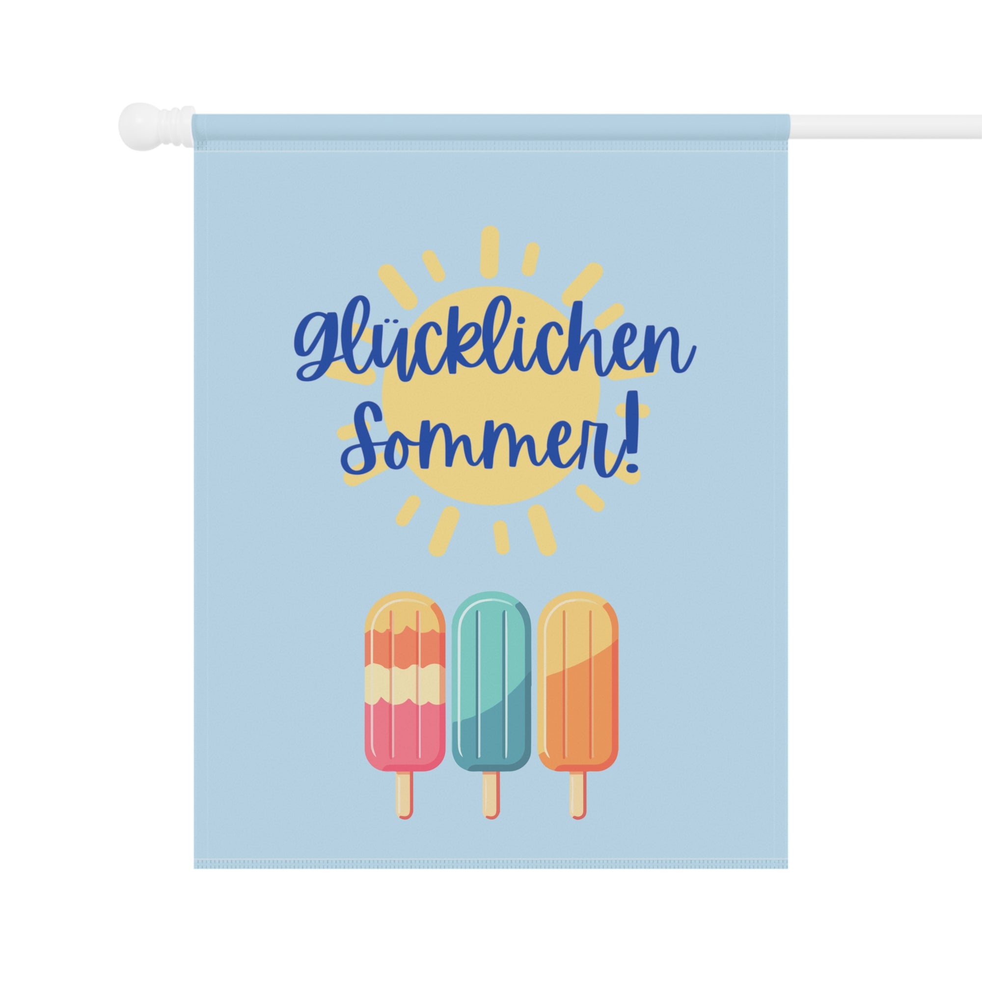 Glücklichen Sommer! Summer German Garden Banner