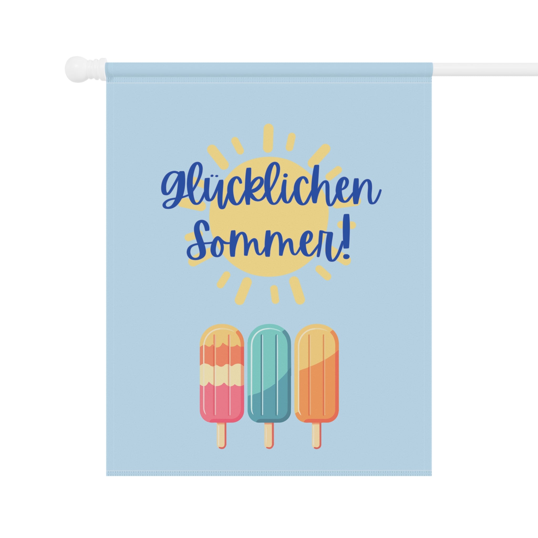 Glücklichen Sommer! Summer German Garden Banner