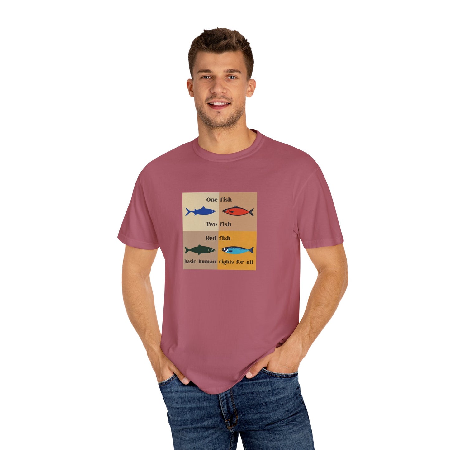 One Fish two fish human rights for all T-shirt