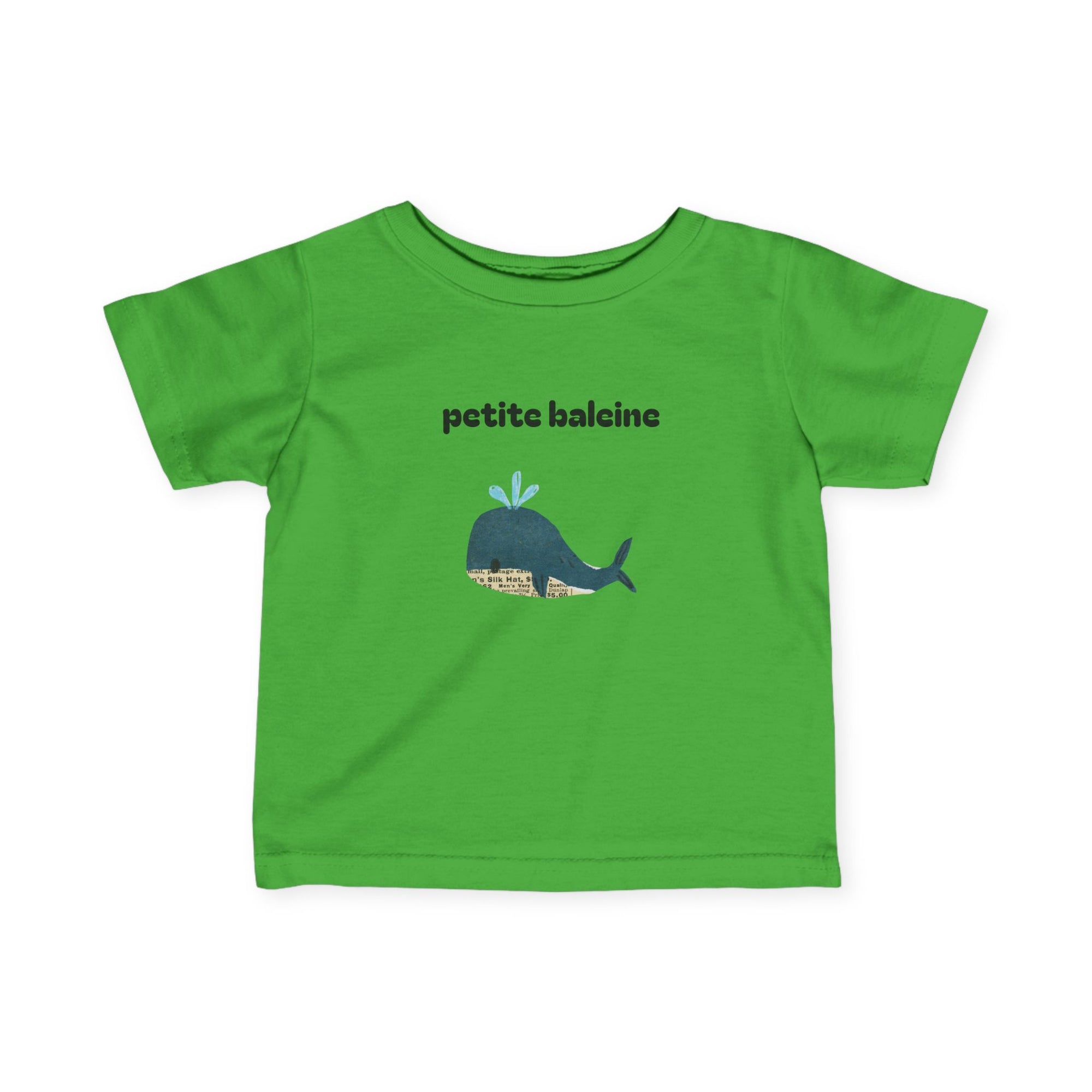 Little whale petite baleine Infant toddler Tee