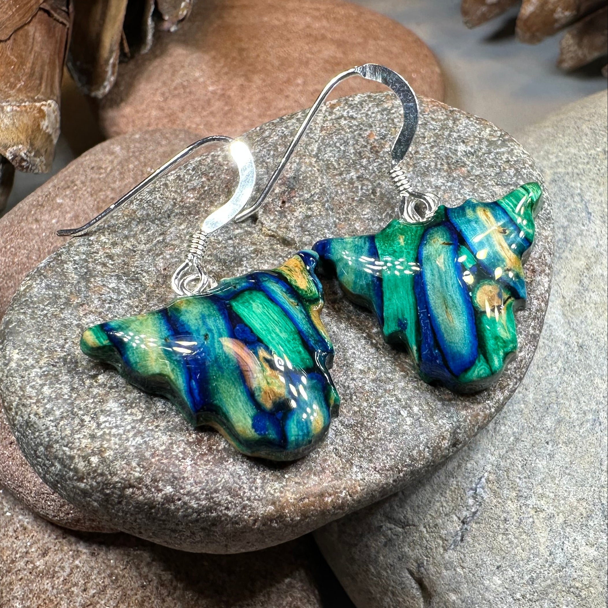 Heathergems Scottish Highland Cow Dangle Earrings - Handmade in Scotland