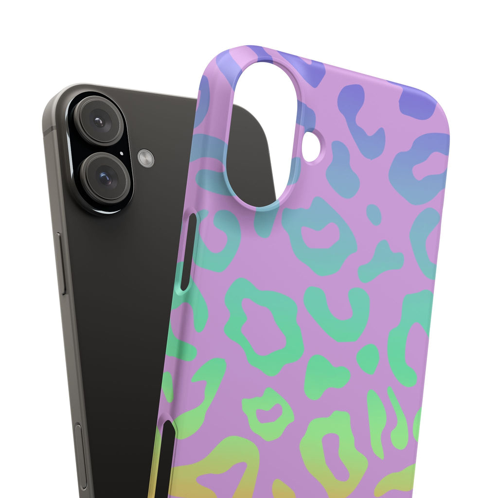 Bespattered Facade Rainbow Leopard Snap Case