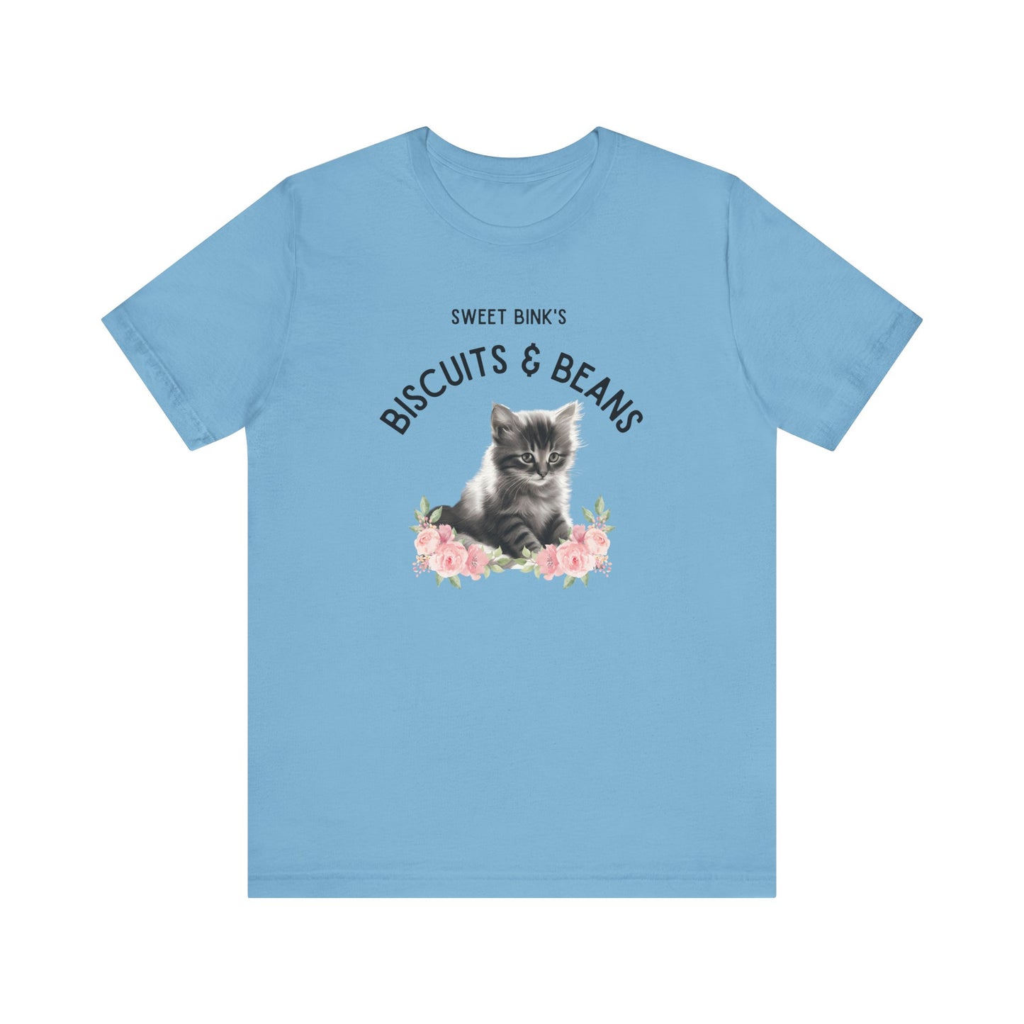 Sweet Bink's Biscuits and Beans cat tee
