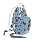 Light blue Michigander Multifunctional Diaper Backpack