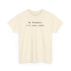 En français s'il vous plaît t-shirt, top for French teacher or French student, Francophone