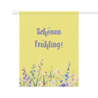 Schönen Frühling! Spring Garden Banner by Printify
