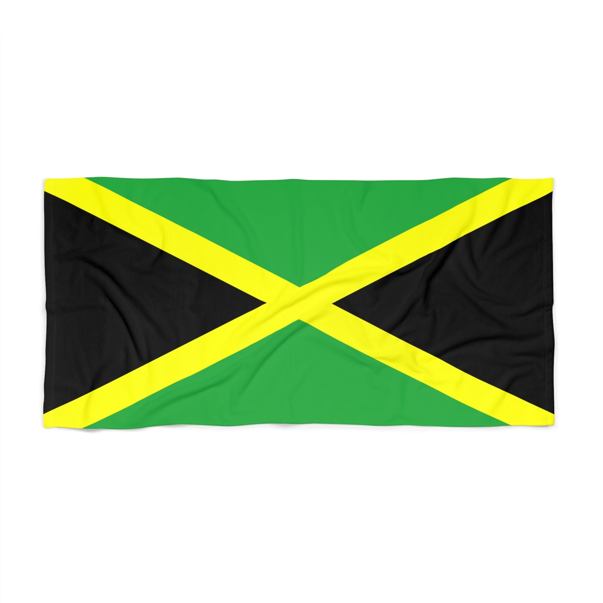 Jamaica Flag Beach Towel | Quality & Long Lasting - 2 Sizes | Jamaican Pride | Gift for Jamaican
