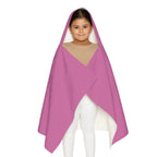 Kid's personalized ballet slippers hooded bath towel by Printify