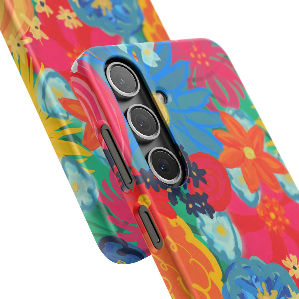 Bespattered Facade Bold Florals Snap Case