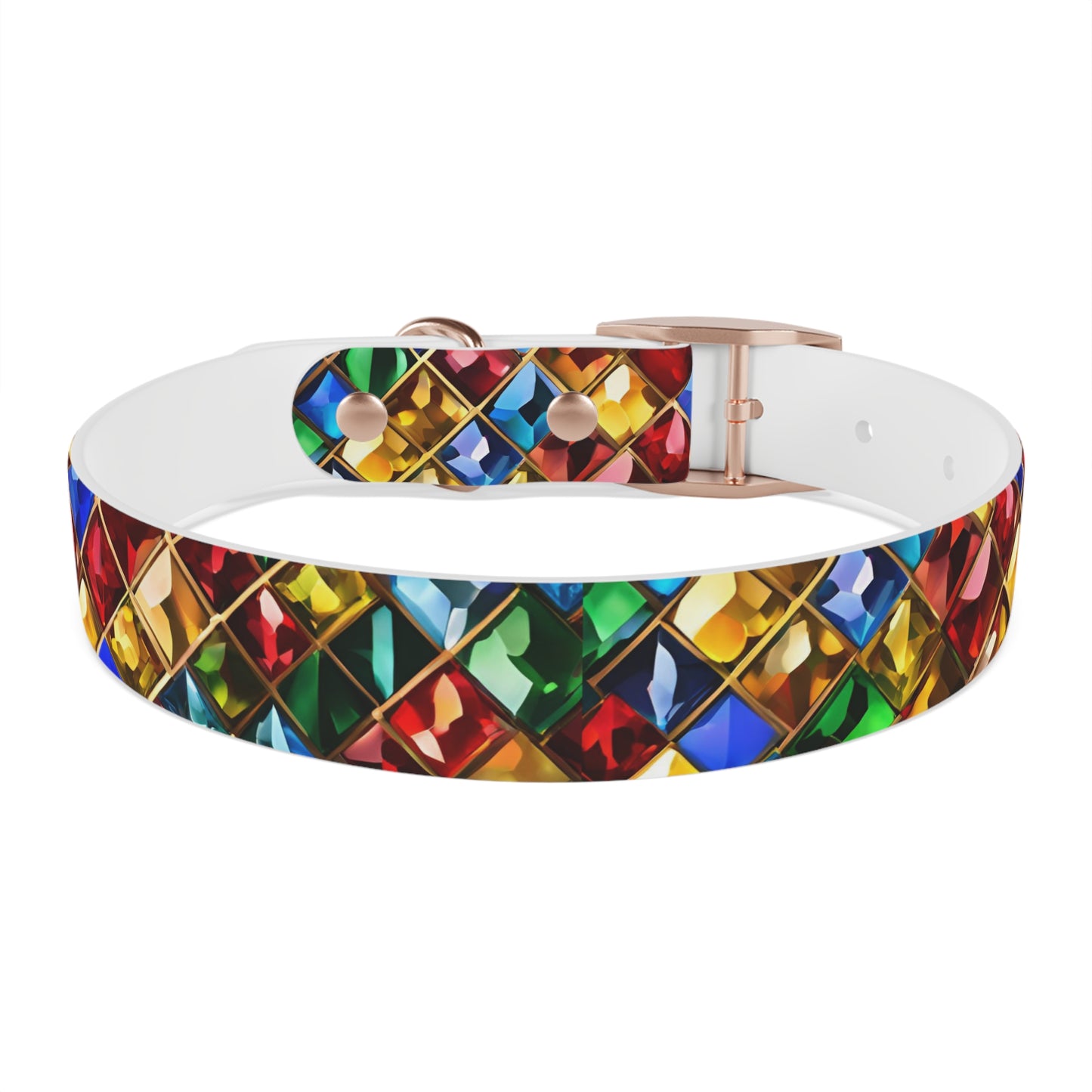 Collier pour chien à imprimé bijou