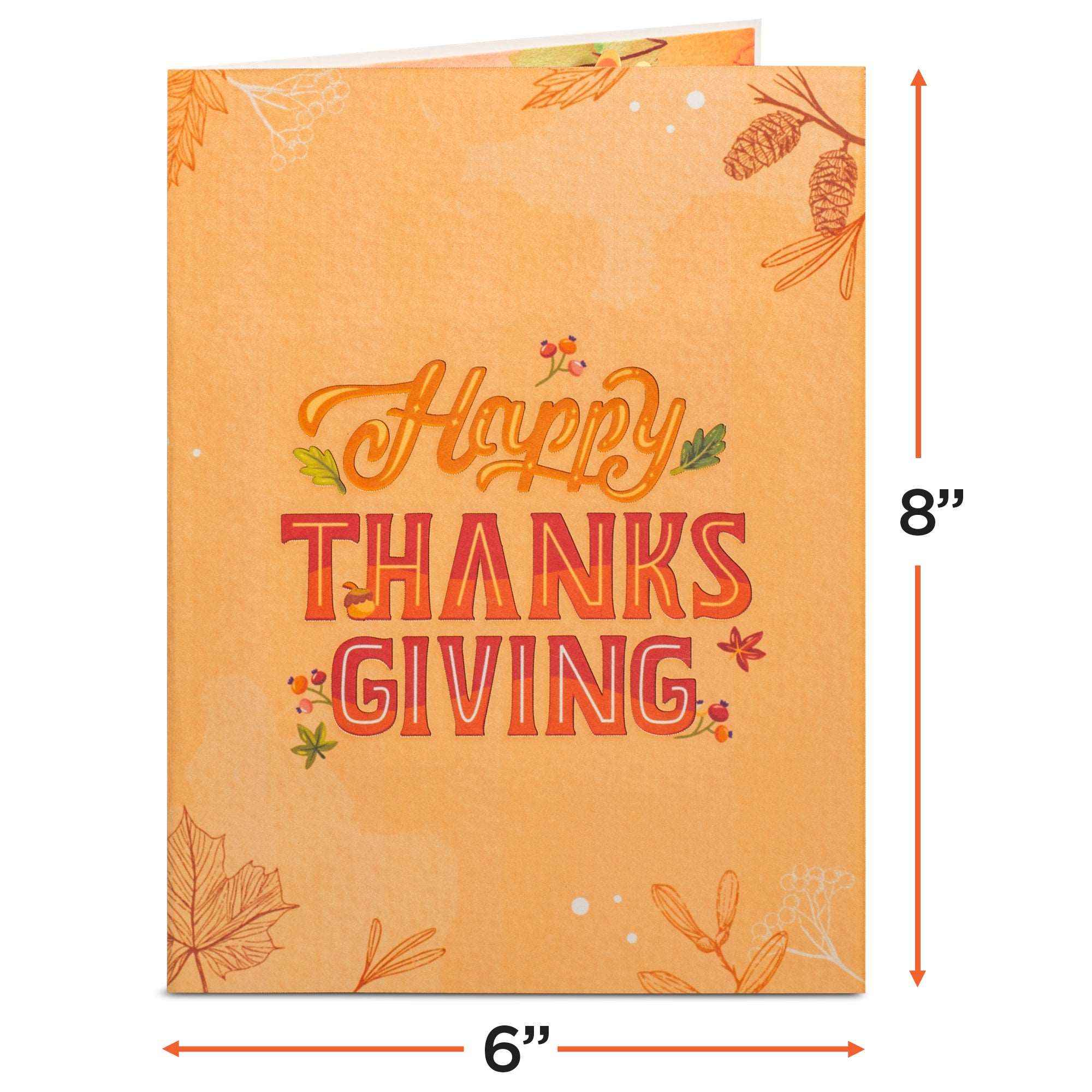 Happy Thanksgiving Friendly Pop Up Card